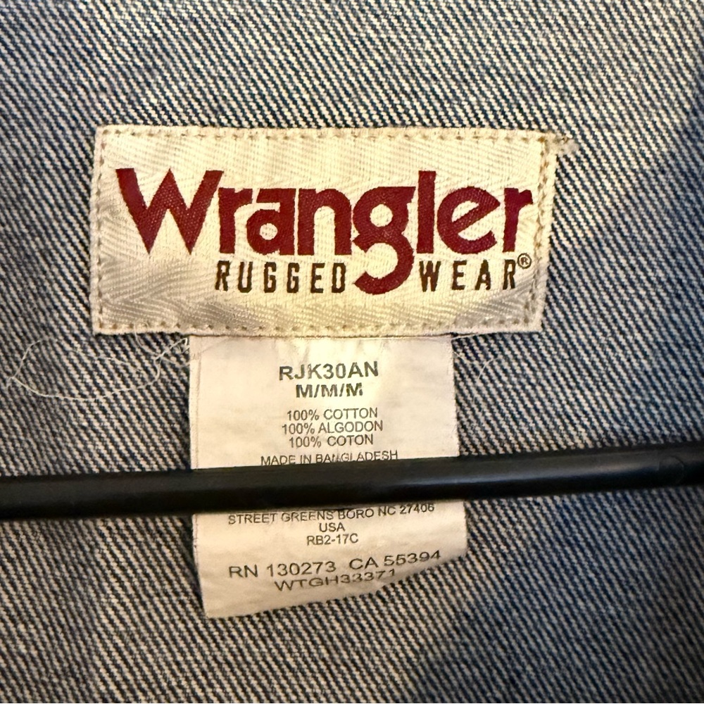 Wrangle Rugged Wear Denim Jacket - Picture 3 of 7